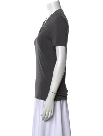 Brunello Cucinelli Scoop Neck Short Sleeve T-Shirt