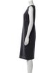 Brunello Cucinelli Crew Neck Knee-Length Dress