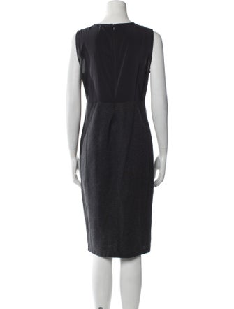 Brunello Cucinelli Crew Neck Knee-Length Dress