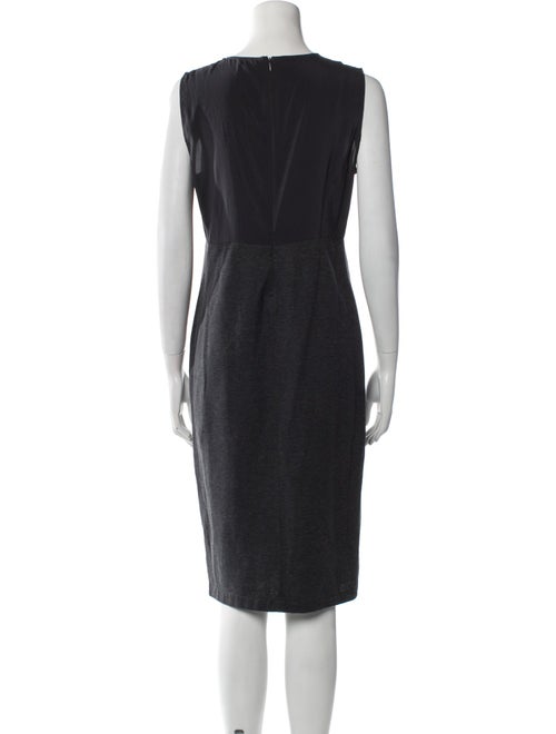 Brunello Cucinelli Crew Neck Knee-Length Dress