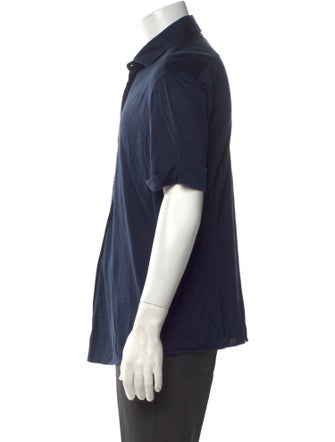 Brunello Cucinelli Silk Short Sleeve Shirt