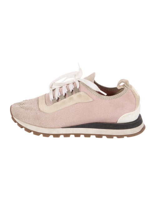 Brunello Cucinelli Monili Glitter Accents Sneakers