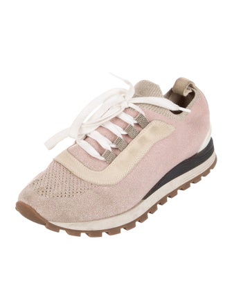 Brunello Cucinelli Monili Glitter Accents Sneakers