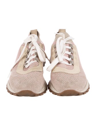 Brunello Cucinelli Monili Glitter Accents Sneakers