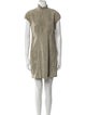 Brunello Cucinelli Suede Mini Dress