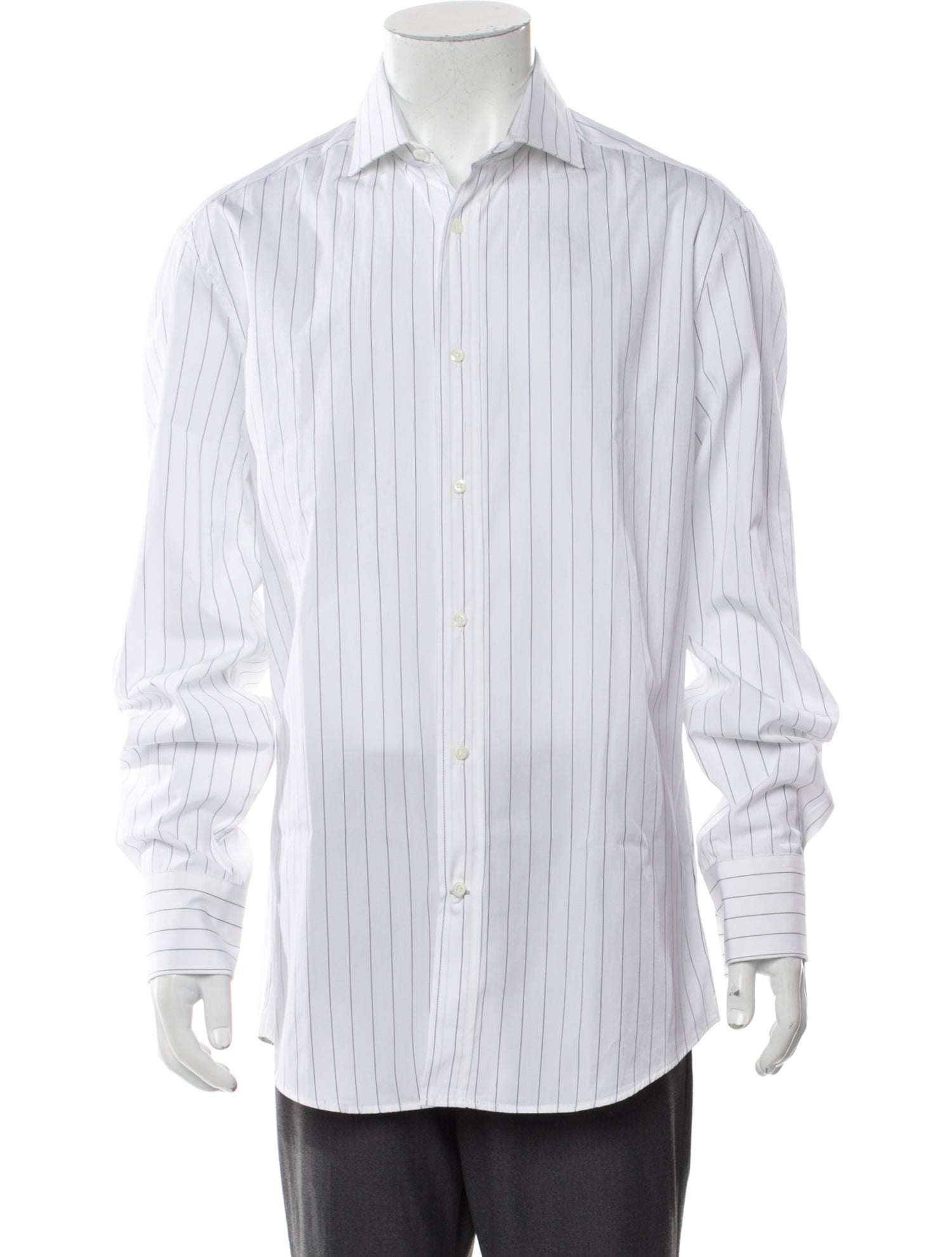 Brunello Cucinelli Striped Long Sleeve Shirt
