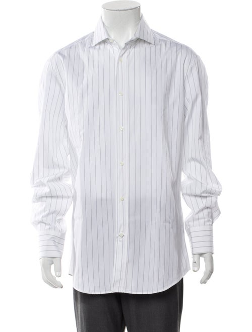 Brunello Cucinelli Striped Long Sleeve Shirt