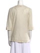Brunello Cucinelli Linen Scoop Neck Sweater