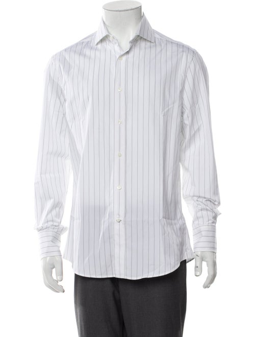 Brunello Cucinelli Striped Long Sleeve Shirt