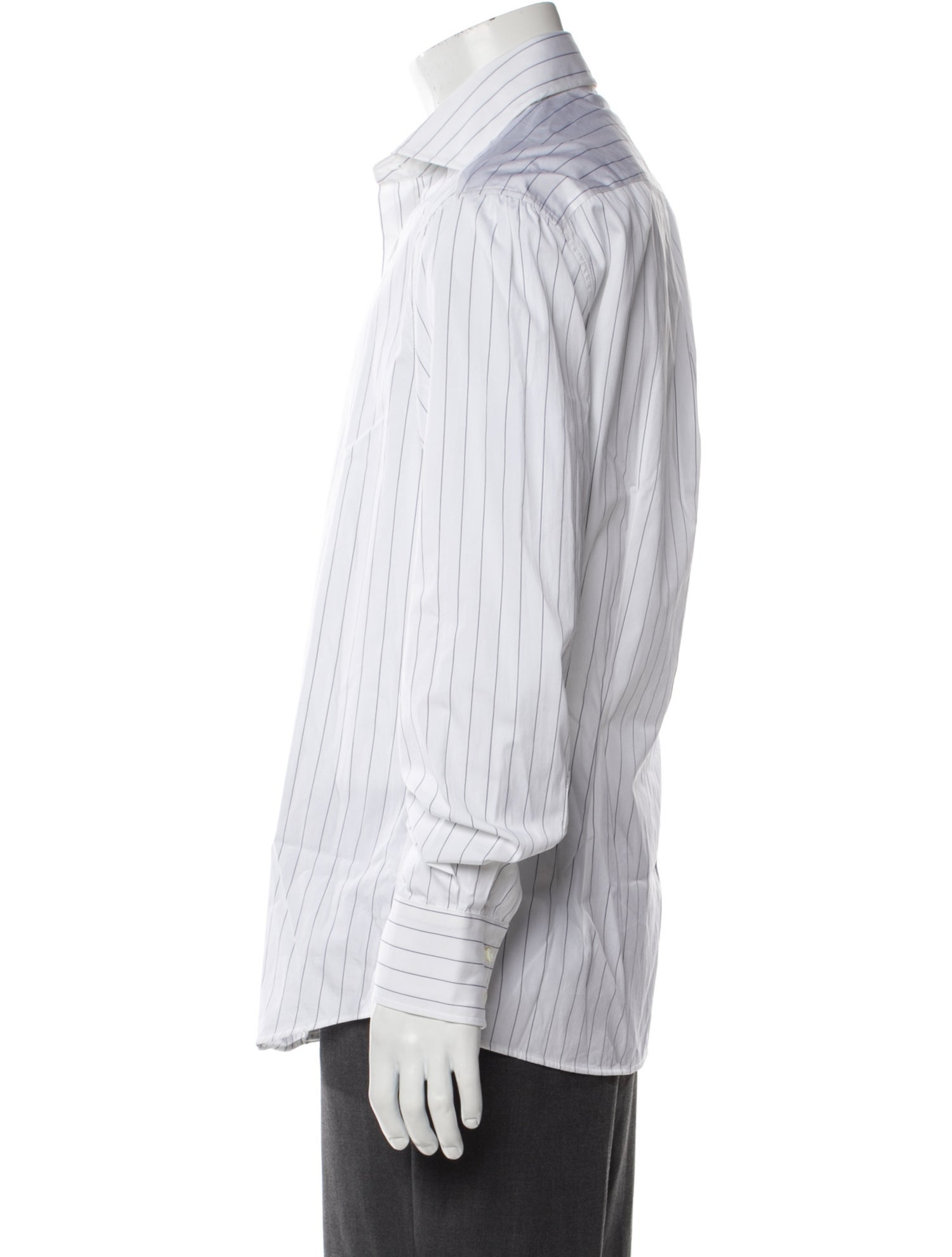 Brunello Cucinelli Striped Long Sleeve Shirt