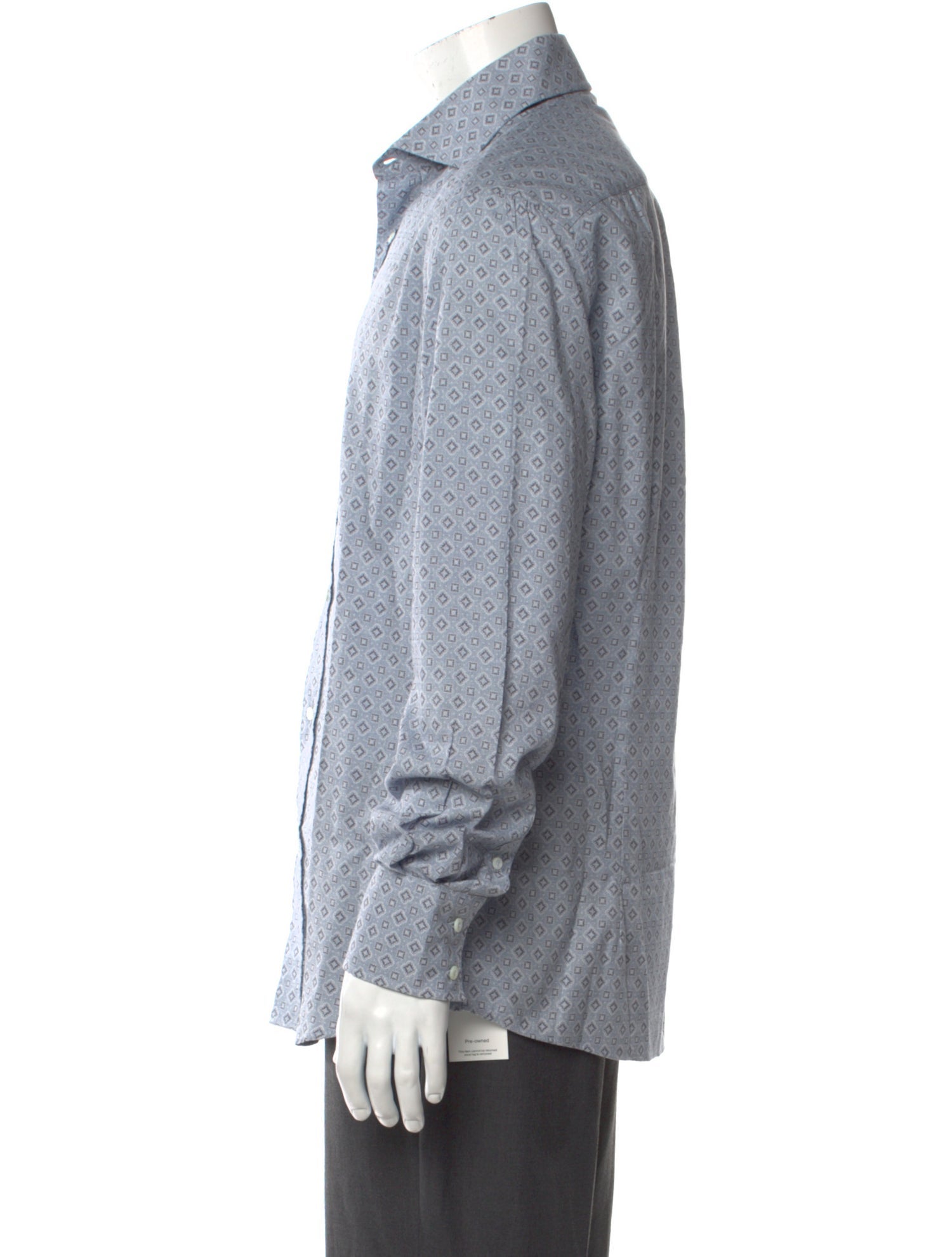 Brunello Cucinelli Printed Long Sleeve Shirt