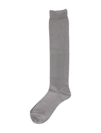 Brunello Cucinelli Solid Knit Socks