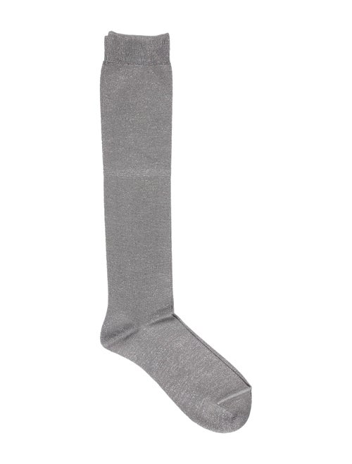 Brunello Cucinelli Solid Knit Socks