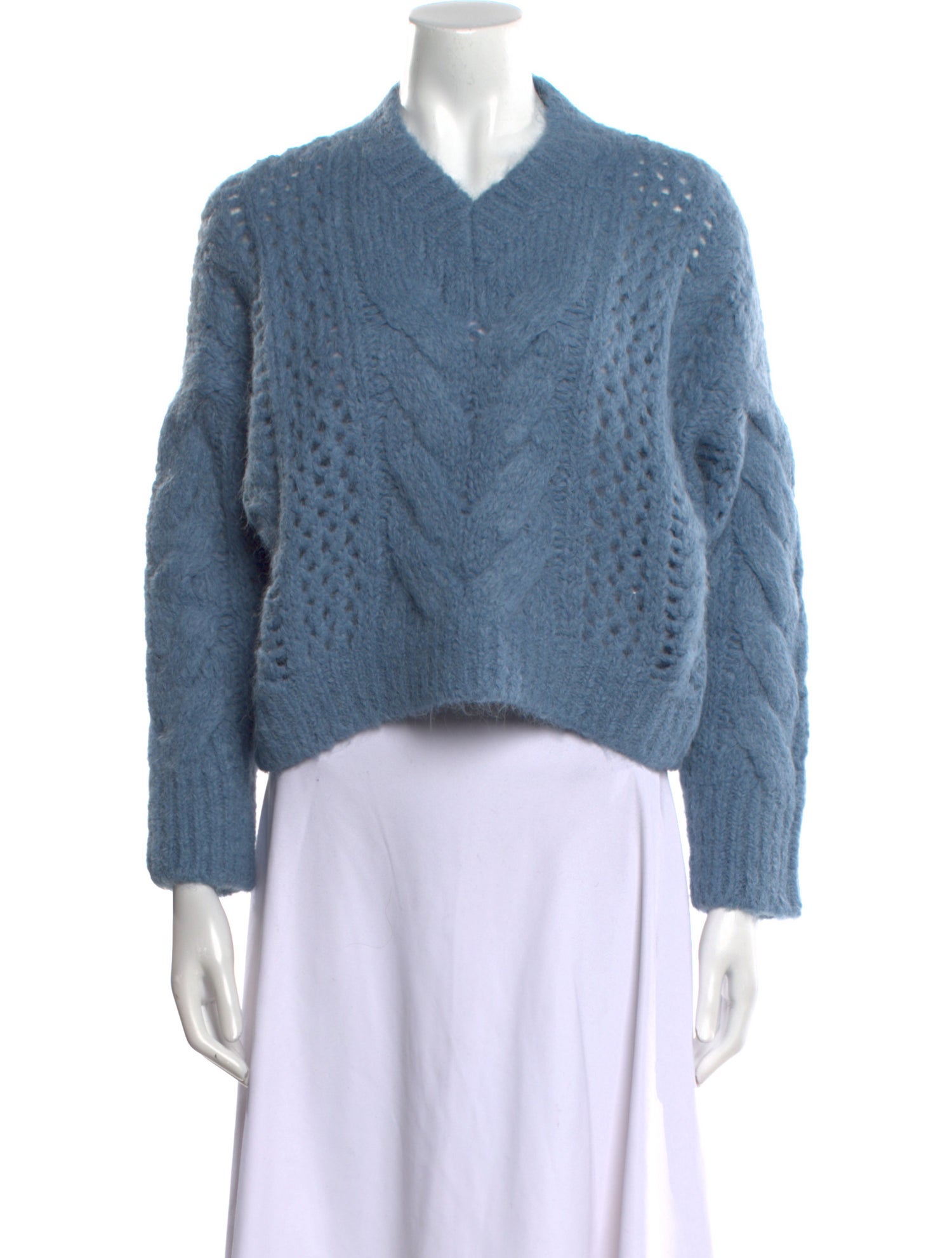 Brunello Cucinelli Alpaca V-Neck Sweater