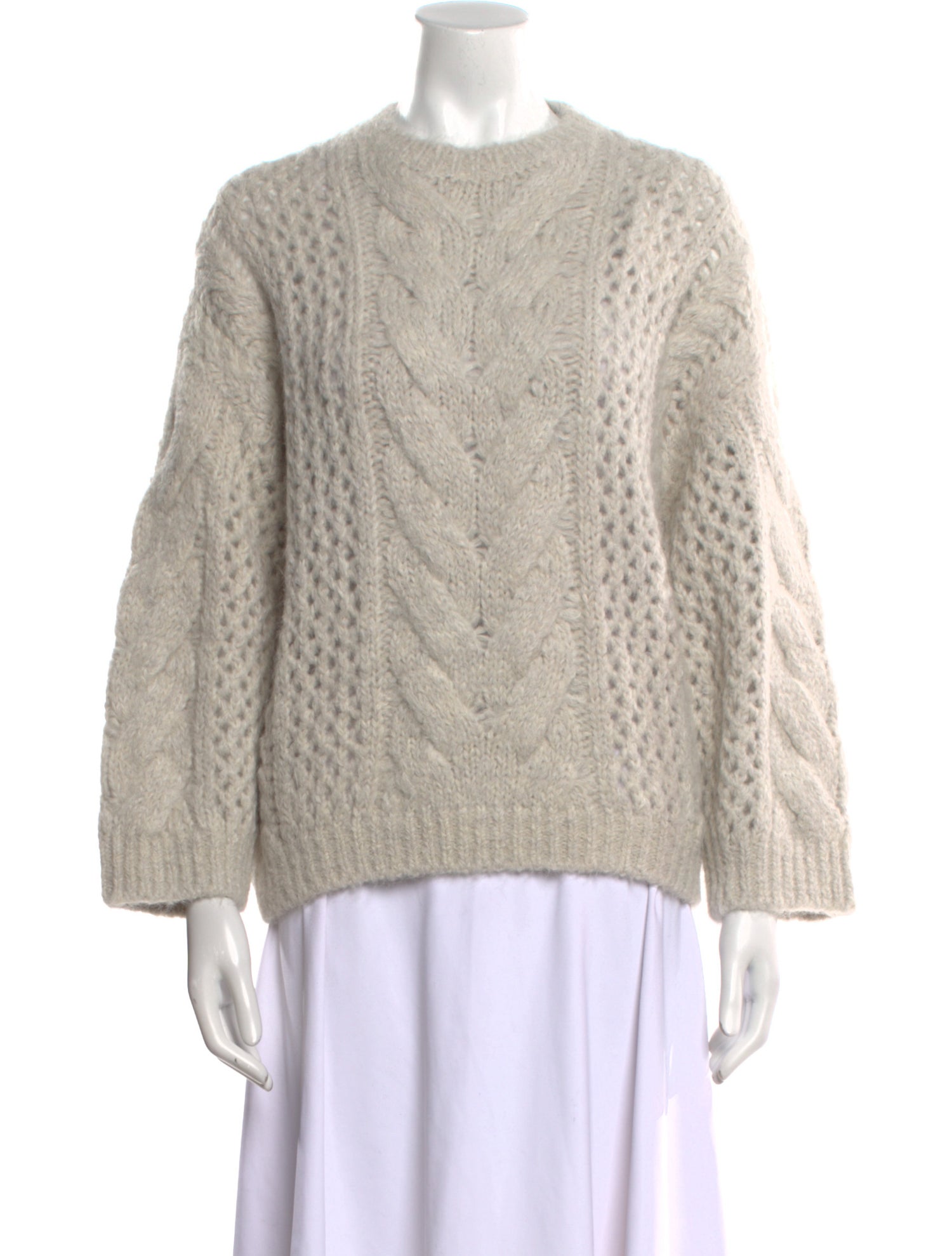 Brunello Cucinelli Alpaca Crew Neck Sweater