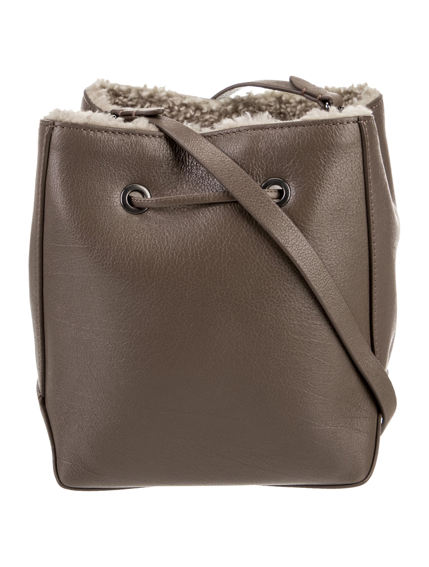 Brunello Cucinelli Leather Bucket Bag