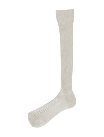 Brunello Cucinelli Solid Knit Socks