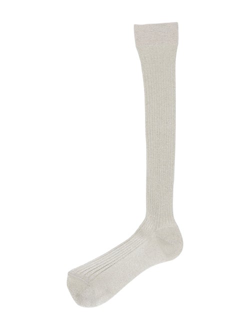 Brunello Cucinelli Solid Knit Socks