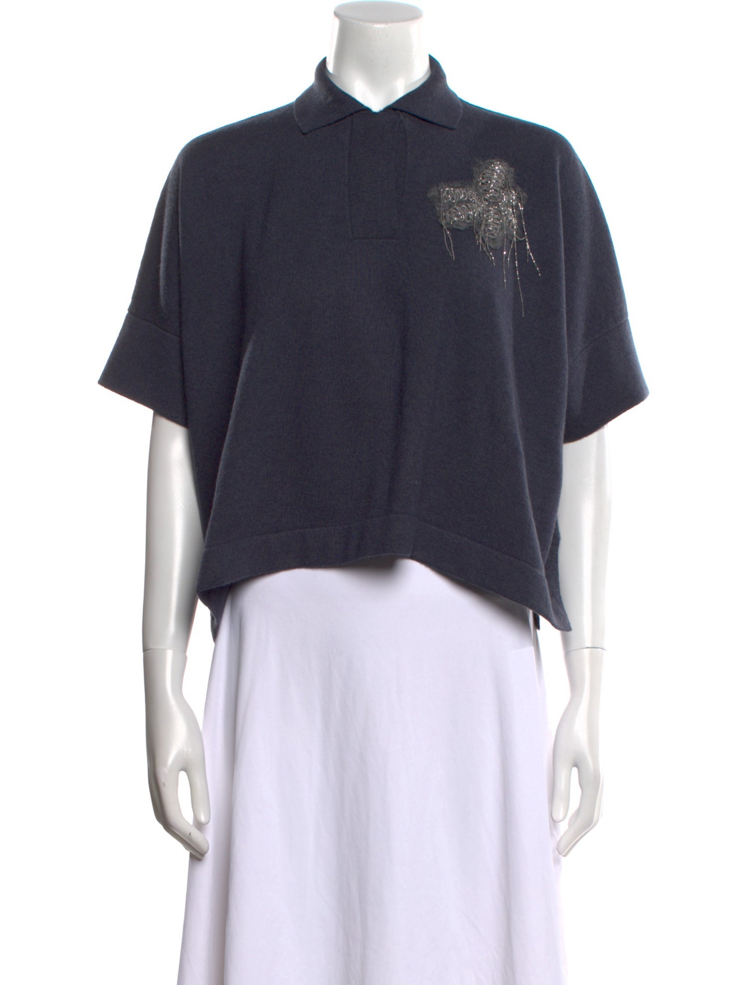 Brunello Cucinelli Cashmere Mock Neck Sweater w/ Tags