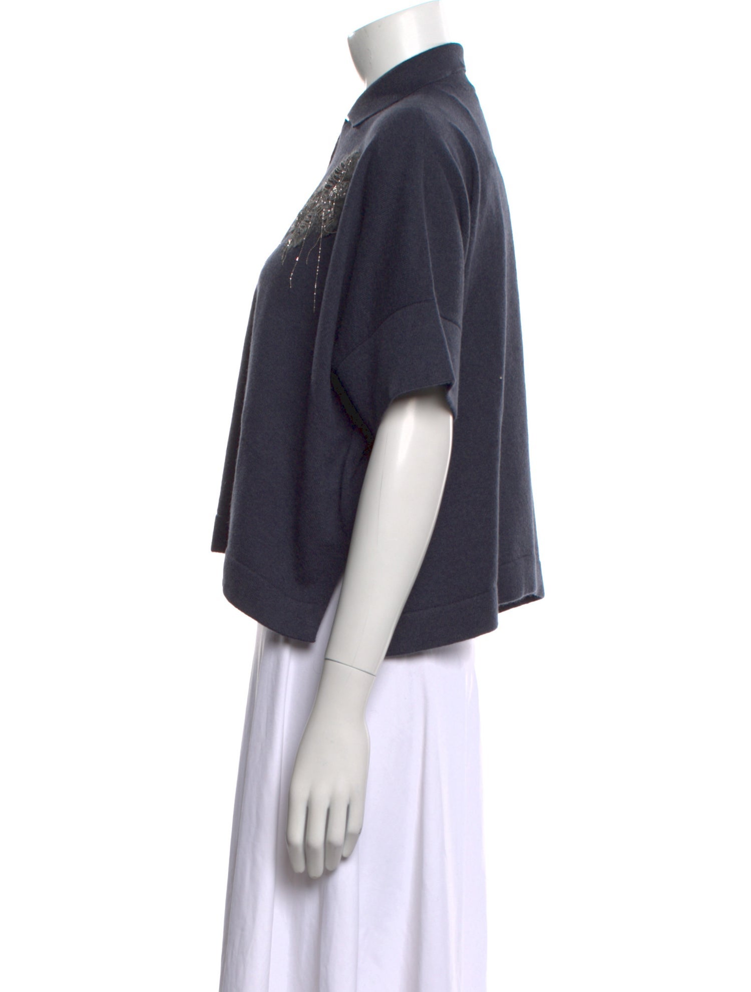 Brunello Cucinelli Cashmere Mock Neck Sweater w/ Tags