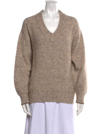 Brunello Cucinelli Wool V-Neck Sweater