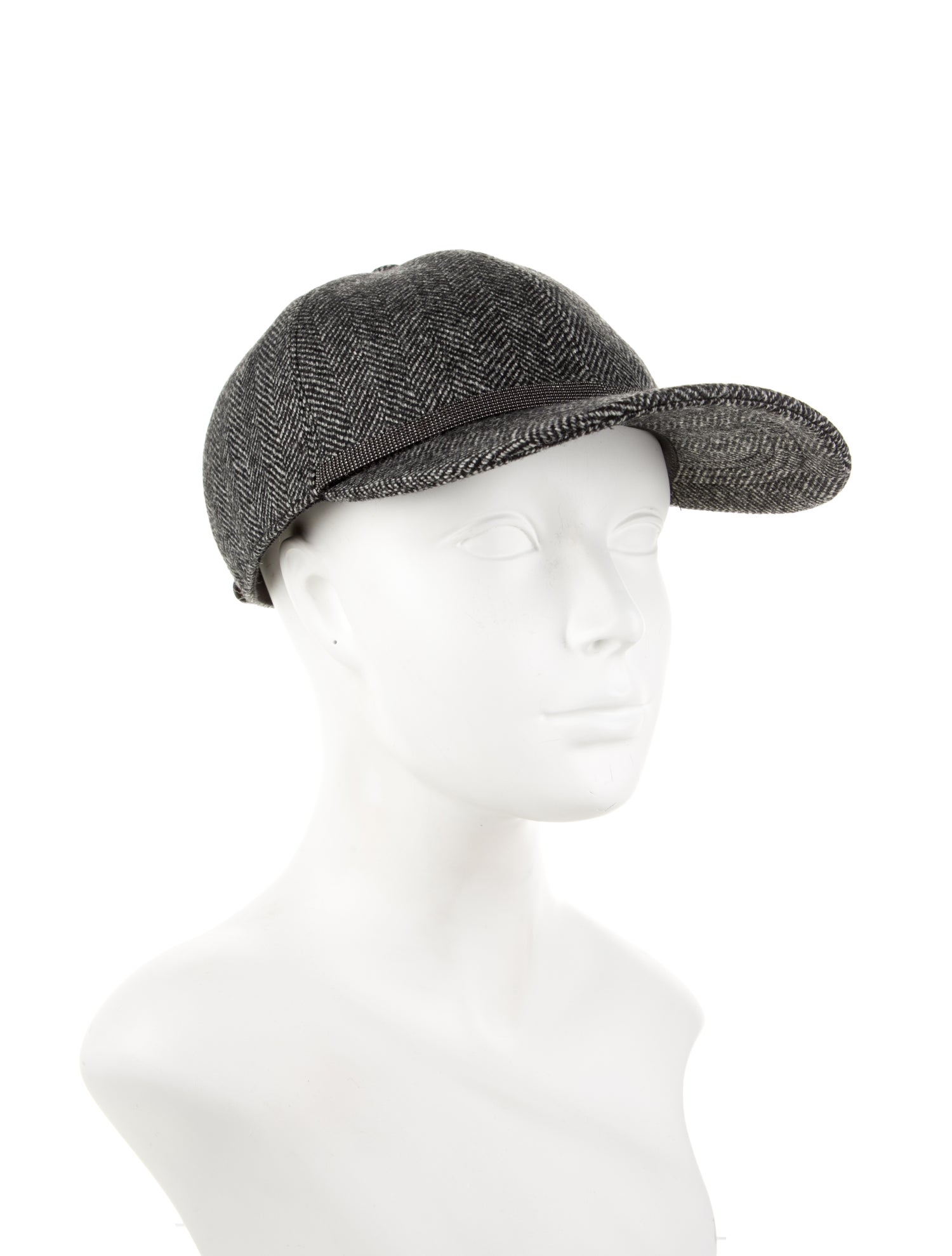 Brunello Cucinelli Patterned Wool Baseball Hat