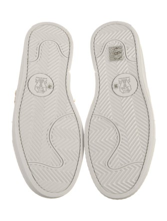 Brunello Cucinelli Suede Fur Trim Sneakers