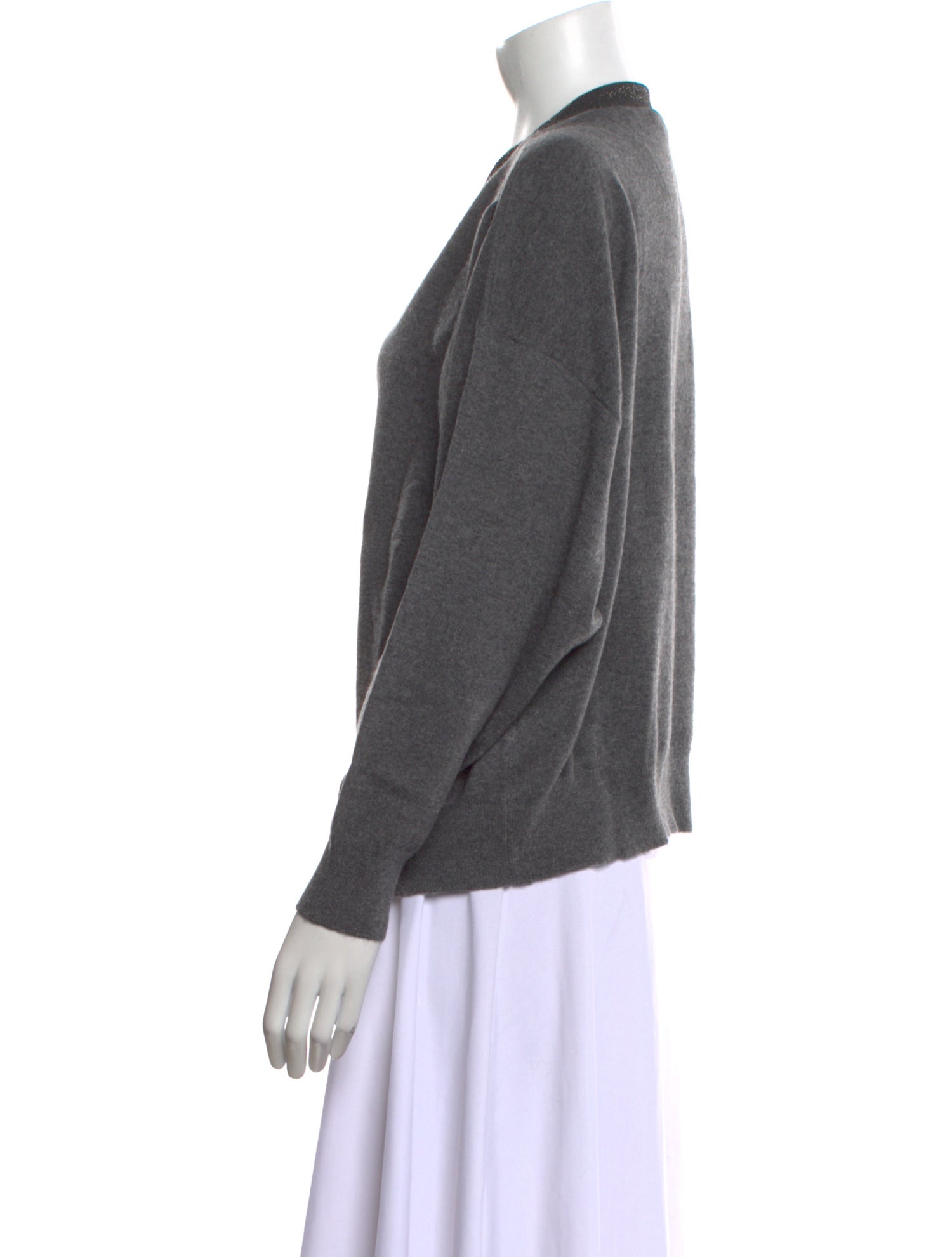Brunello Cucinelli Cashmere V-Neck Sweater w/ Tags