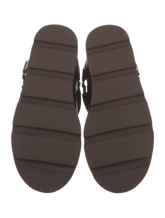 Brunello Cucinelli Leather Printed Lace-Up Boots