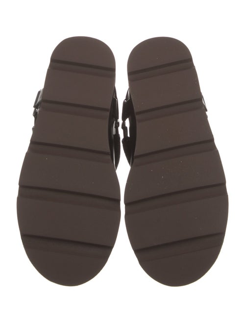 Brunello Cucinelli Leather Printed Lace-Up Boots