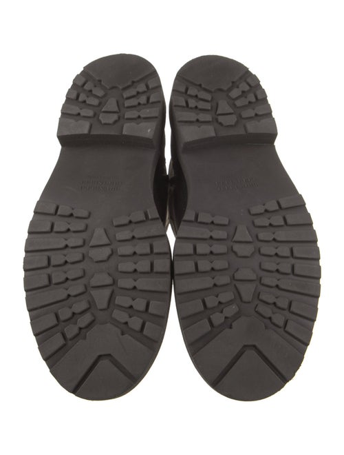 Brunello Cucinelli Suede Studded Accents Combat Boots