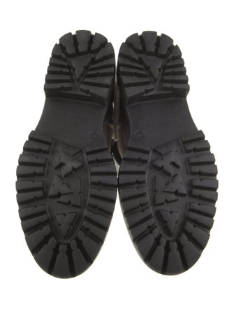 Brunello Cucinelli Suede Studded Accents Moto Boots