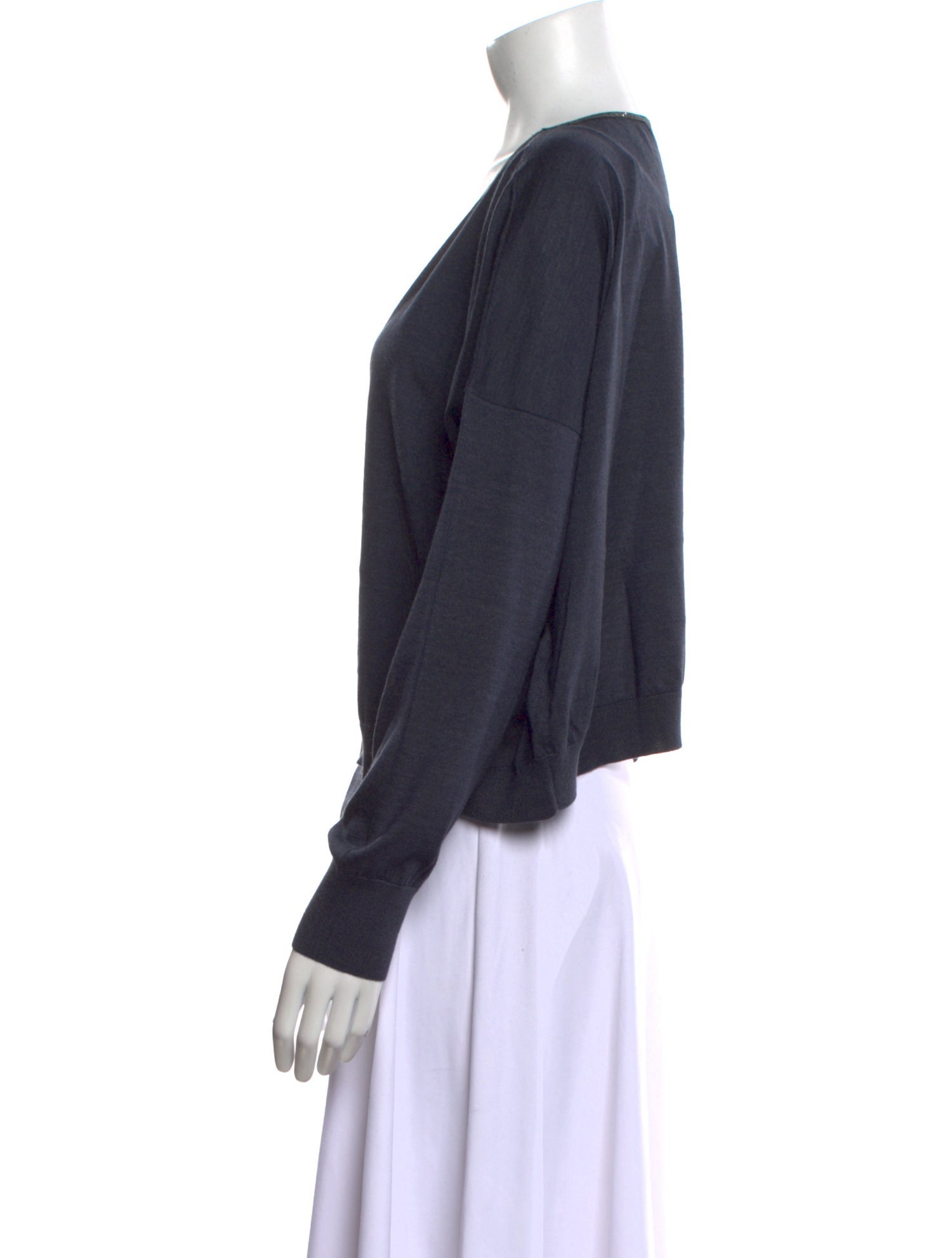 Brunello Cucinelli Cashmere V-Neck Sweater