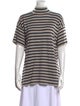 Brunello Cucinelli Cashmere Striped T-Shirt