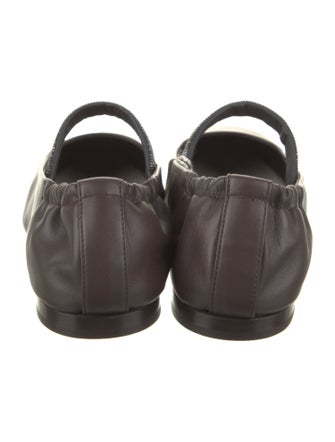 Brunello Cucinelli Leather Mary Jane Flats