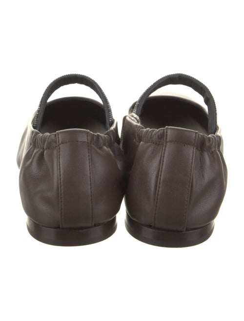 Brunello Cucinelli Leather Mary Jane Flats