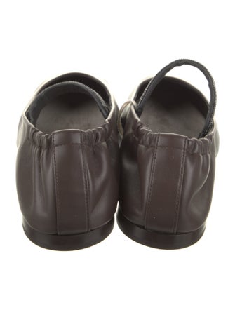 Brunello Cucinelli Leather Mary Jane Flats