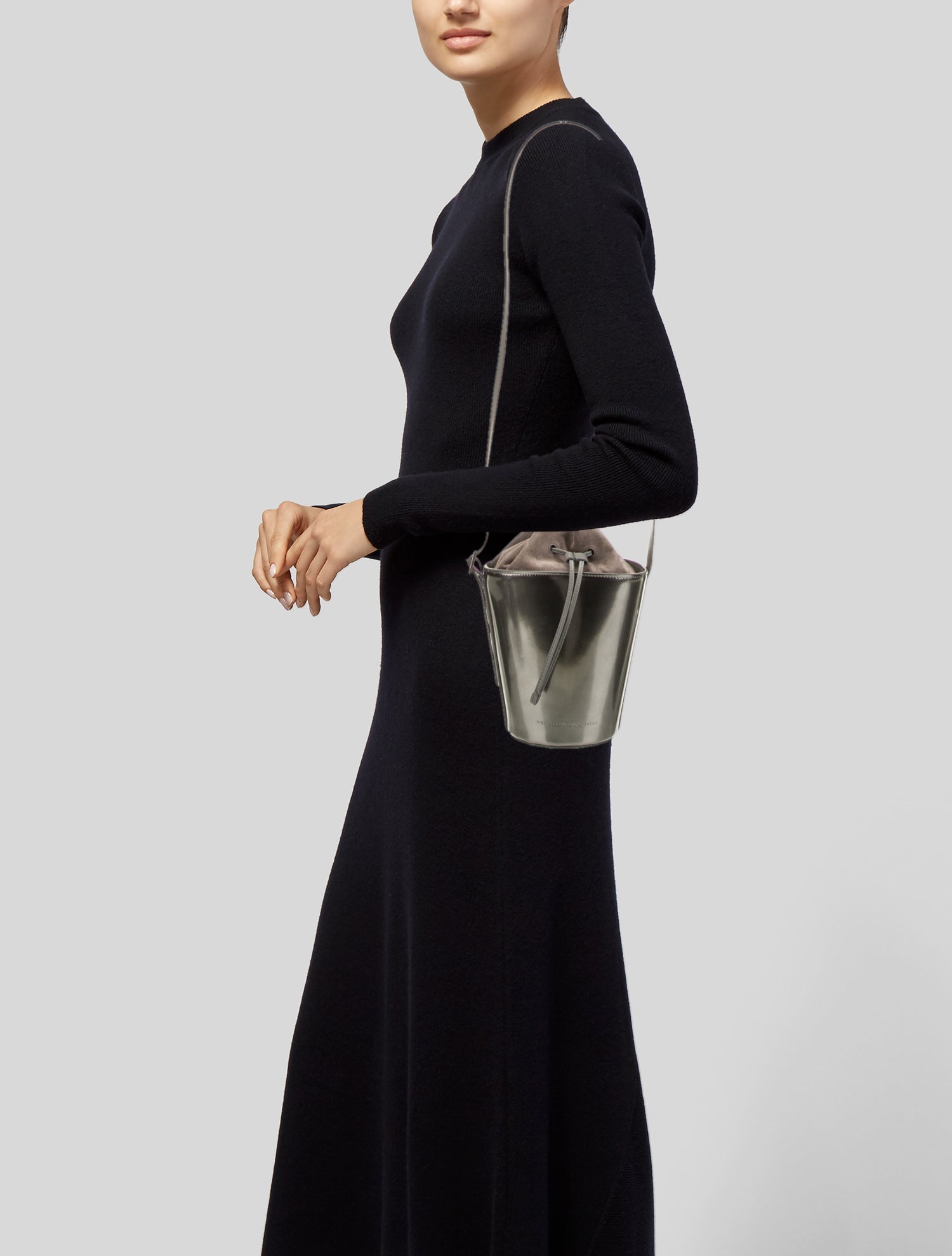 Brunello Cucinelli Patent Leather Bucket Bag