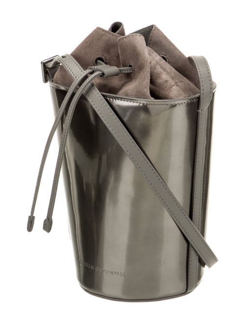 Brunello Cucinelli Patent Leather Bucket Bag