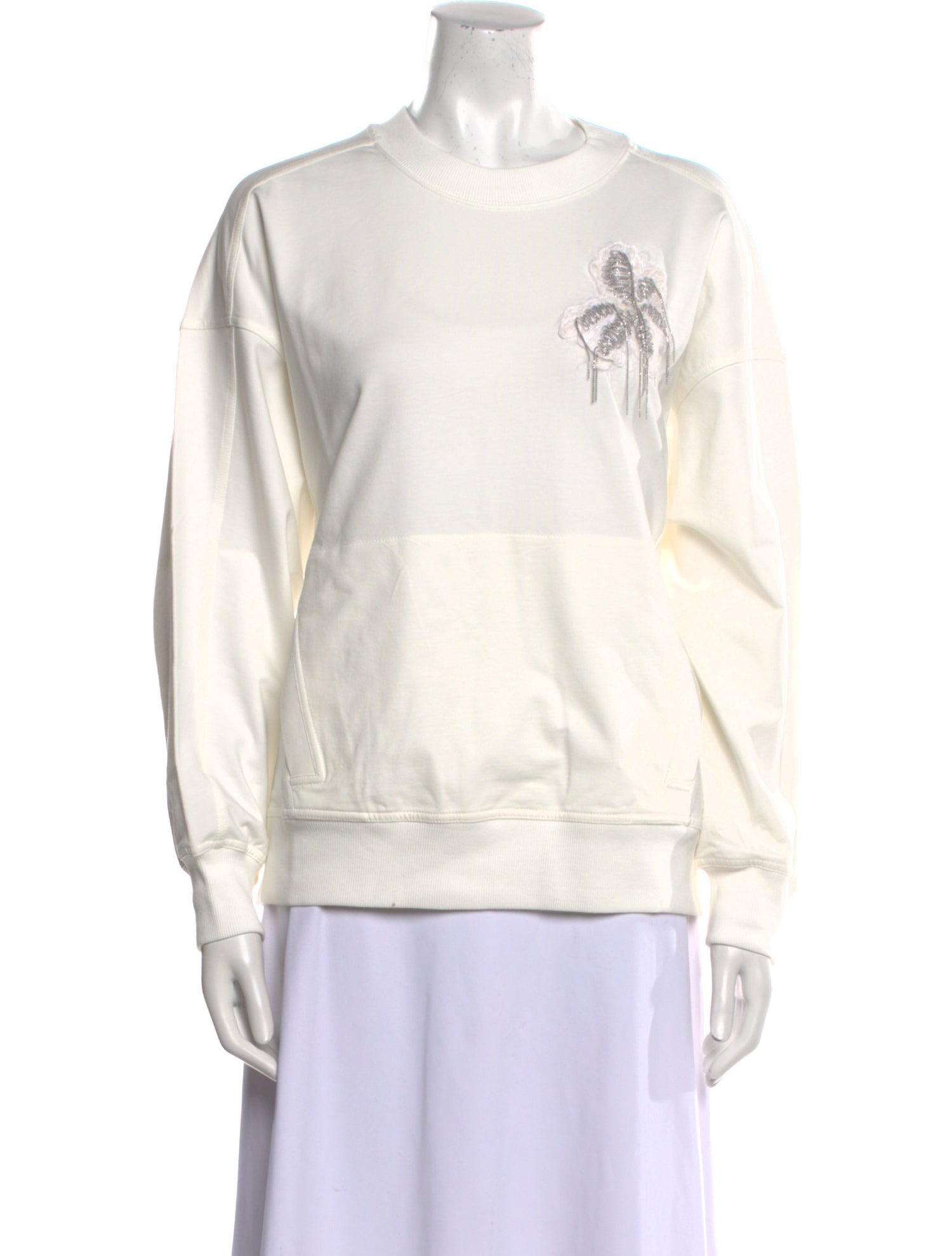 Brunello Cucinelli Crew Neck Long Sleeve Sweatshirt