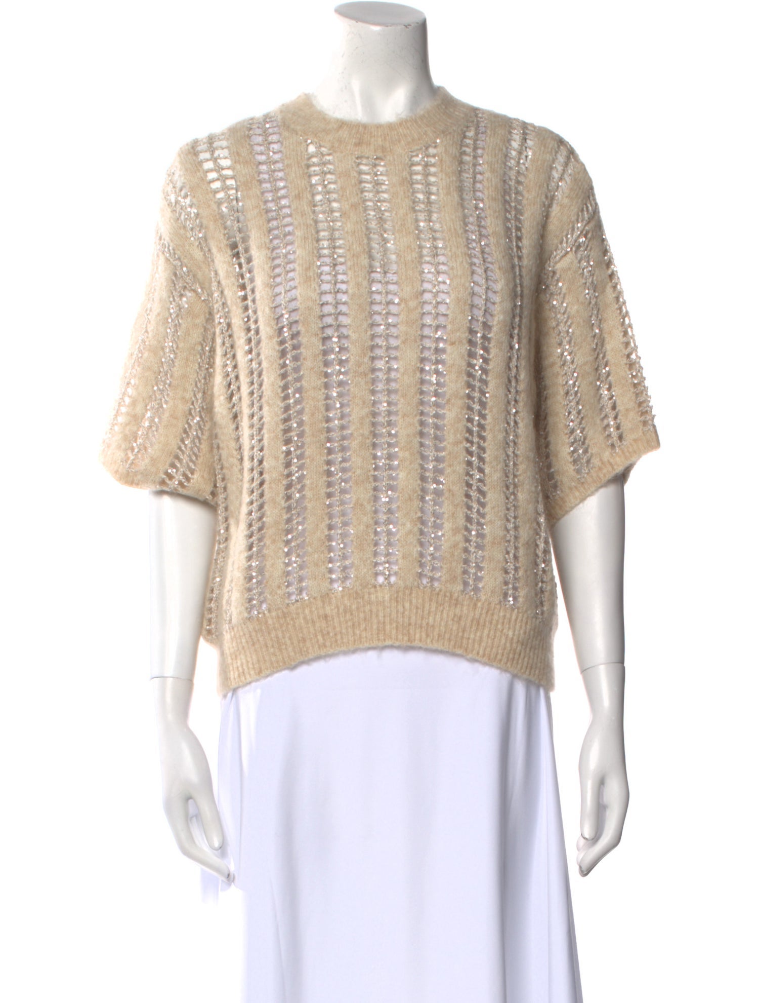 Brunello Cucinelli Wool Crew Neck Sweater