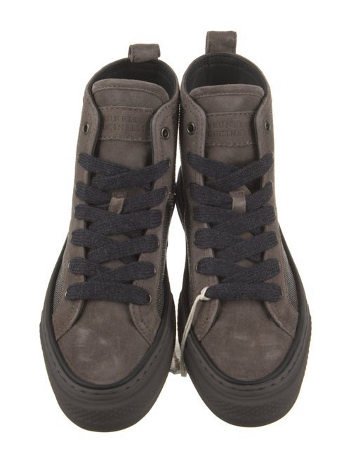 Brunello Cucinelli Printed Studded Accents Sneakers