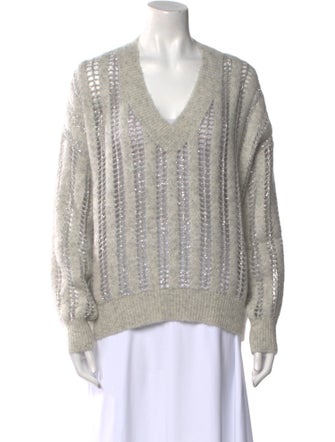 Brunello Cucinelli Wool V-Neck Sweater