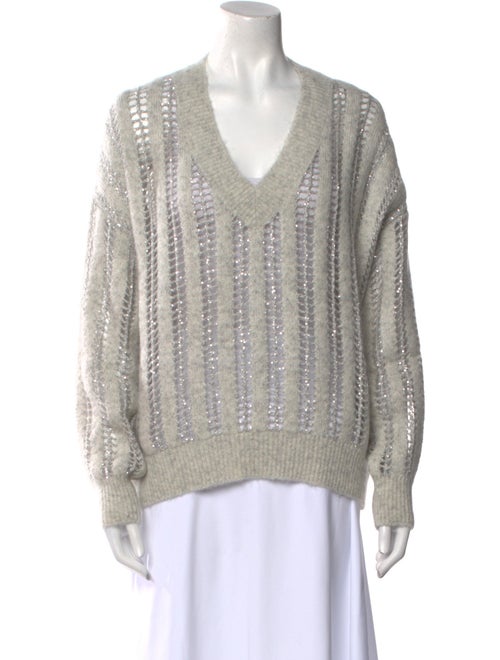 Brunello Cucinelli Wool V-Neck Sweater