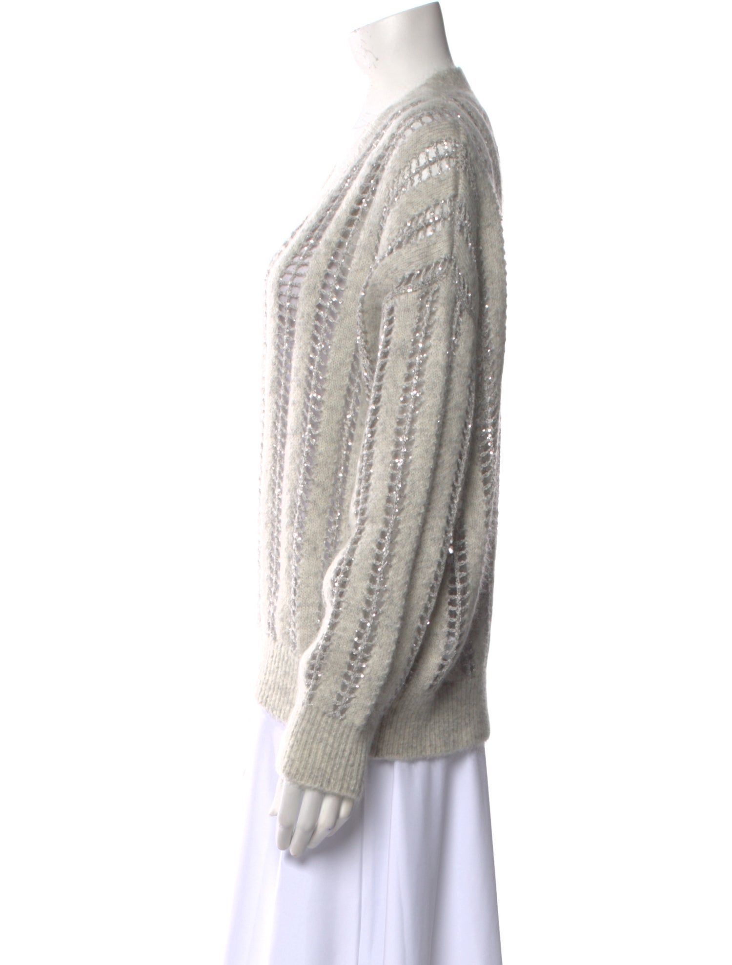 Brunello Cucinelli Wool V-Neck Sweater