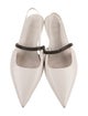 Brunello Cucinelli Leather Beaded Accents Mules
