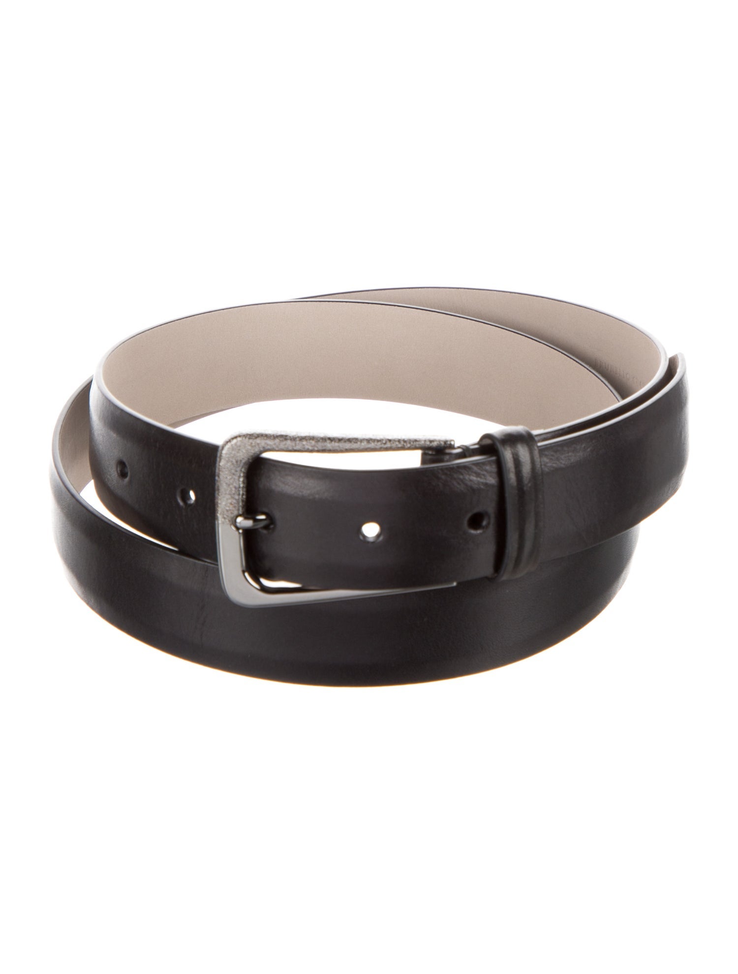 Brunello Cucinelli Skinny Leather Belt