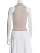 Brunello Cucinelli Turtleneck Sleeveless Crop Top