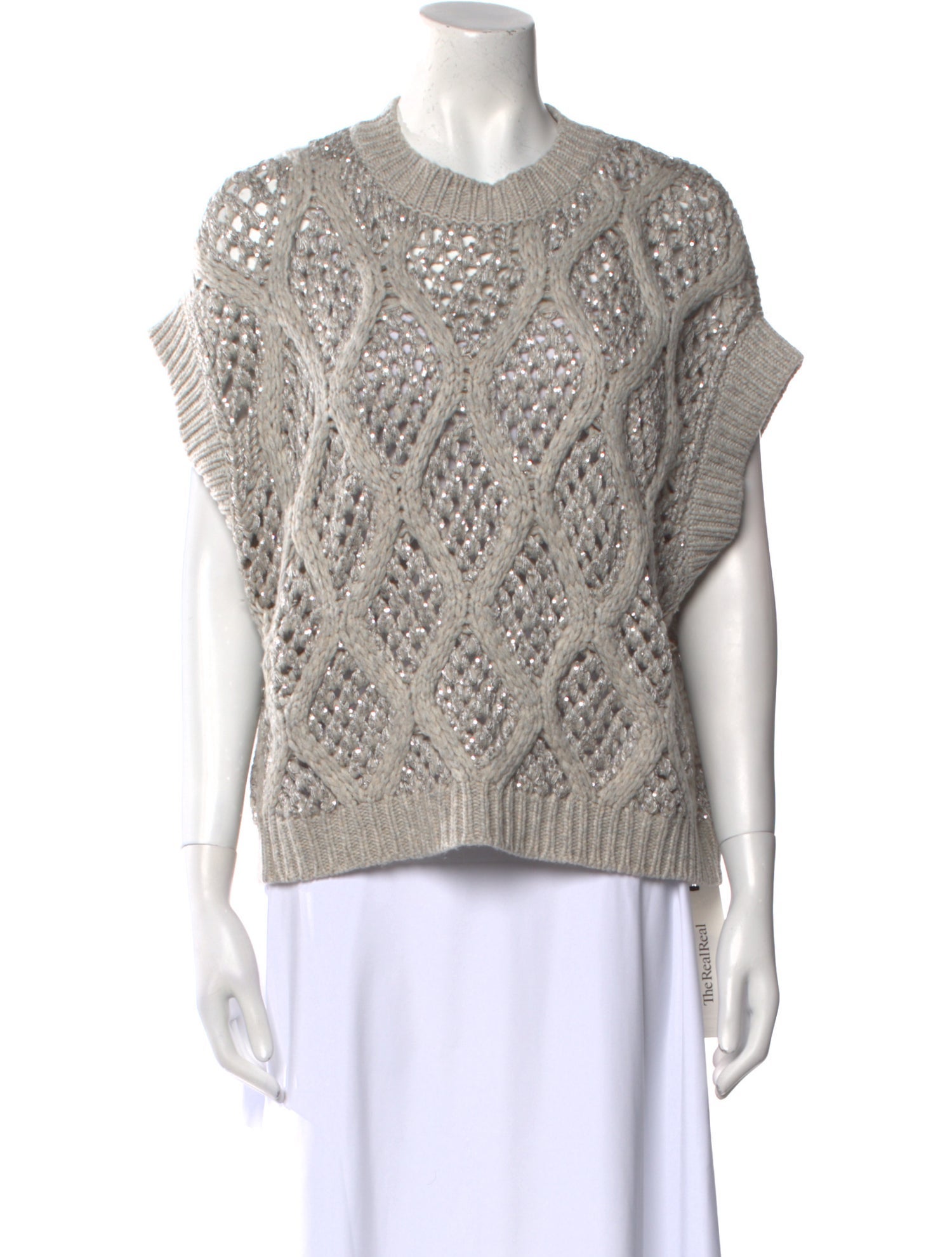 Brunello Cucinelli Cashmere Patterned Sweater
