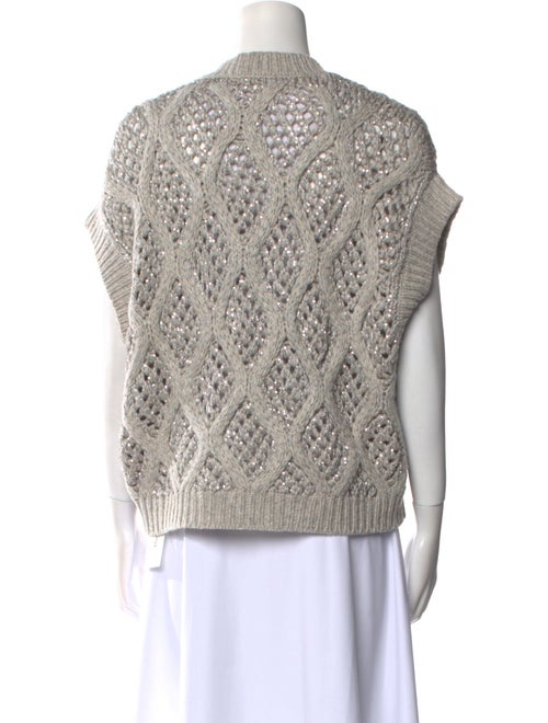 Brunello Cucinelli Cashmere Patterned Sweater